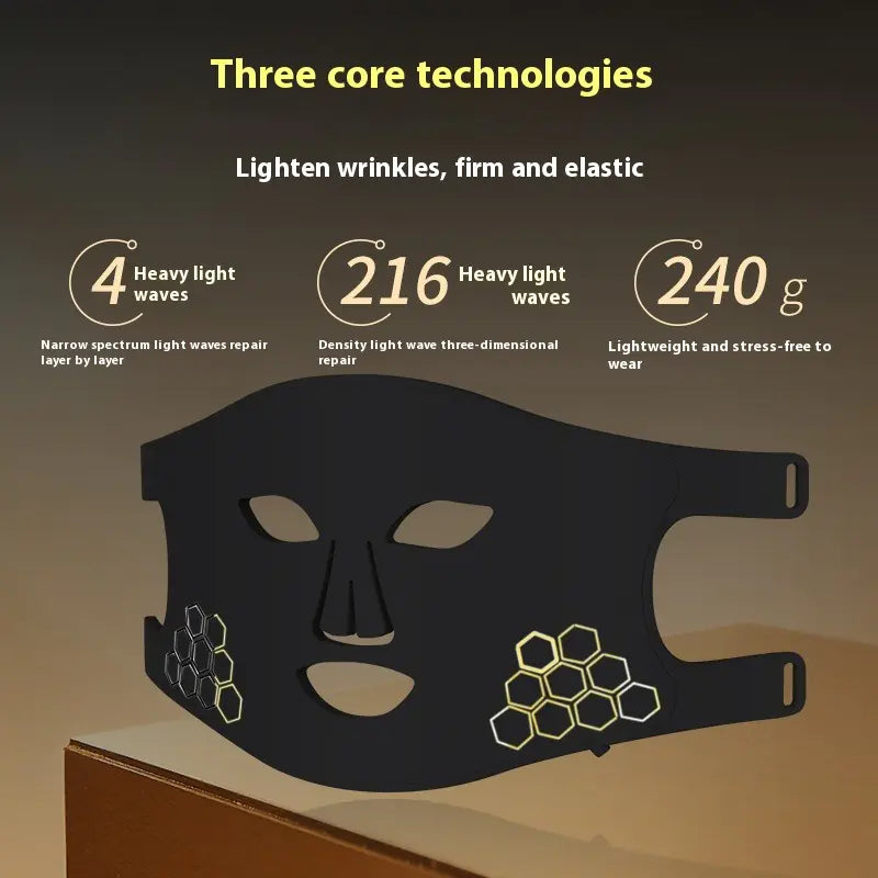 New Silicone LED Photon Therapy Face Mask