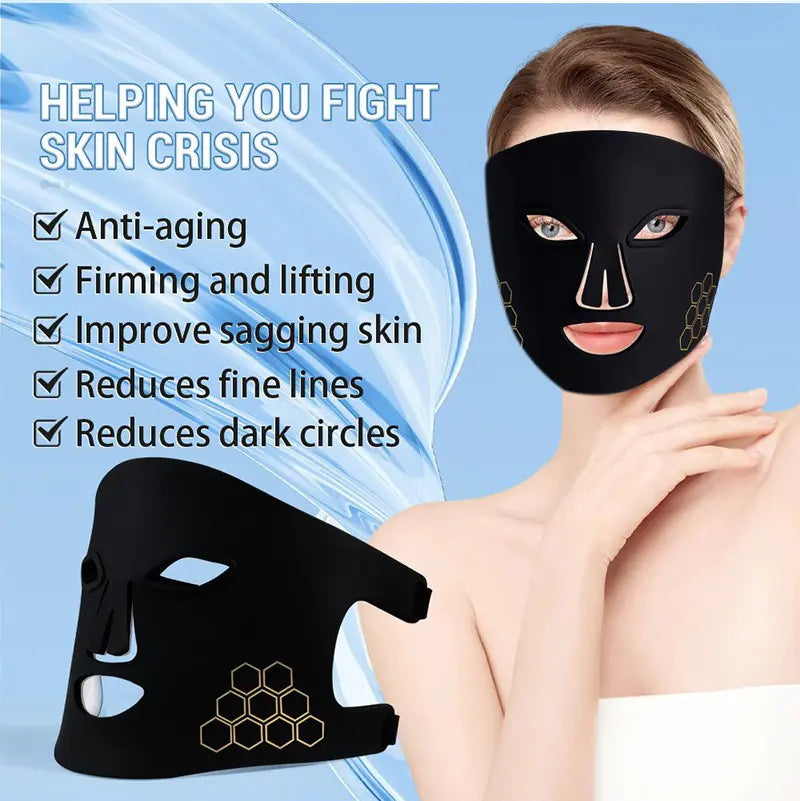 New Silicone LED Photon Therapy Face Mask