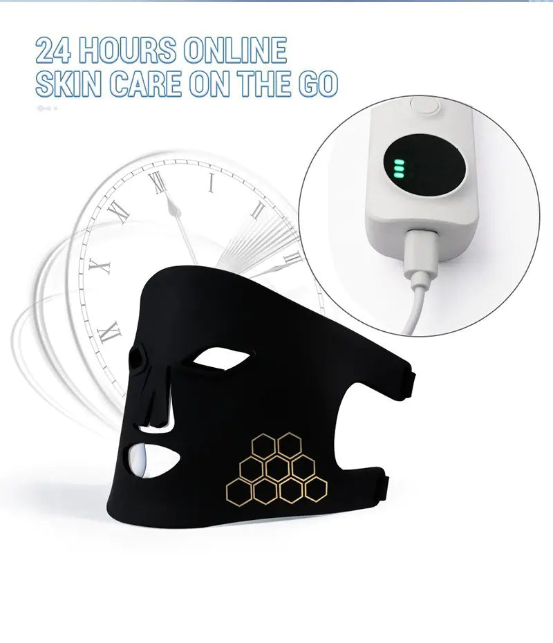 New Silicone LED Photon Therapy Face Mask
