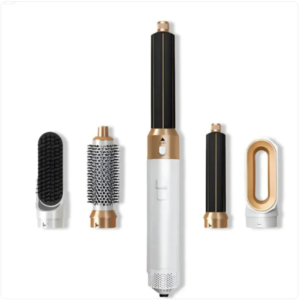 Beauty Professional 1000W Hair Styler 5-in-1 Multi-functions Hair Dryer Blower Hair Straightener Curling Styling Tools Set