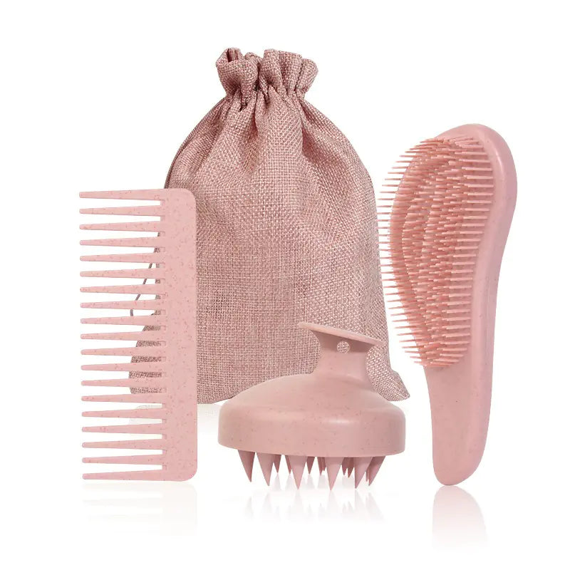 Most selling 2025 Wheat Straw Handle Comb Set
