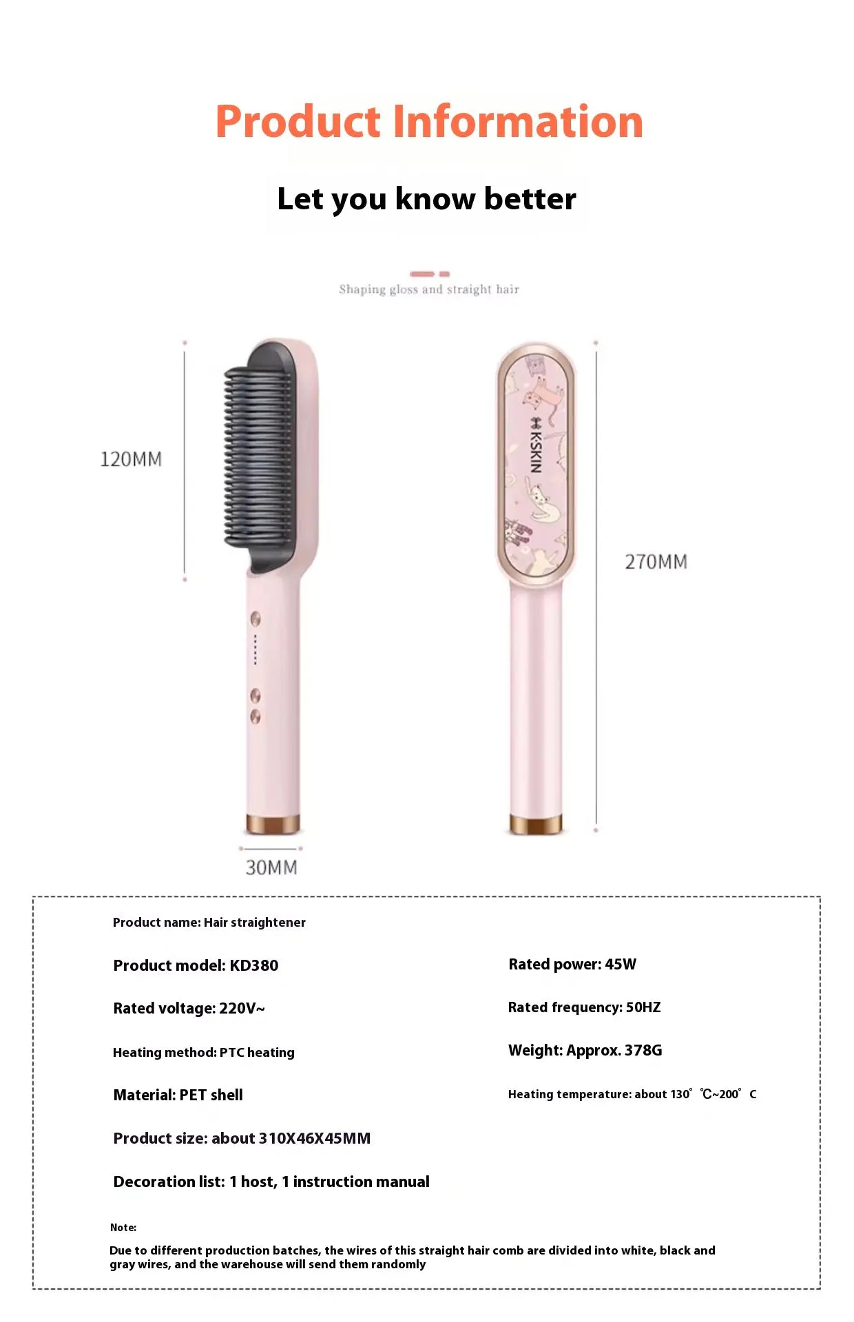 New Trend 2025 Universal Alloy Electric Hair Comb