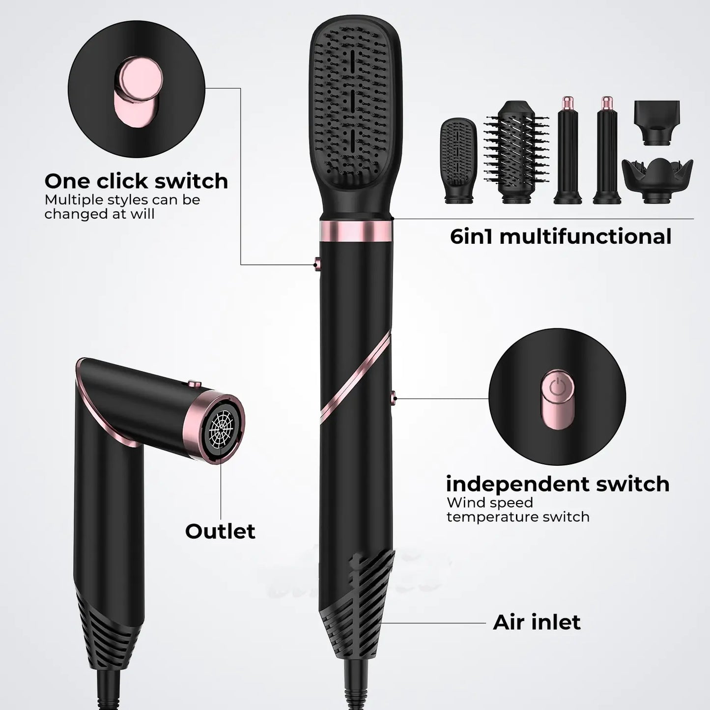 Negative Ion High Power Hair Dryer