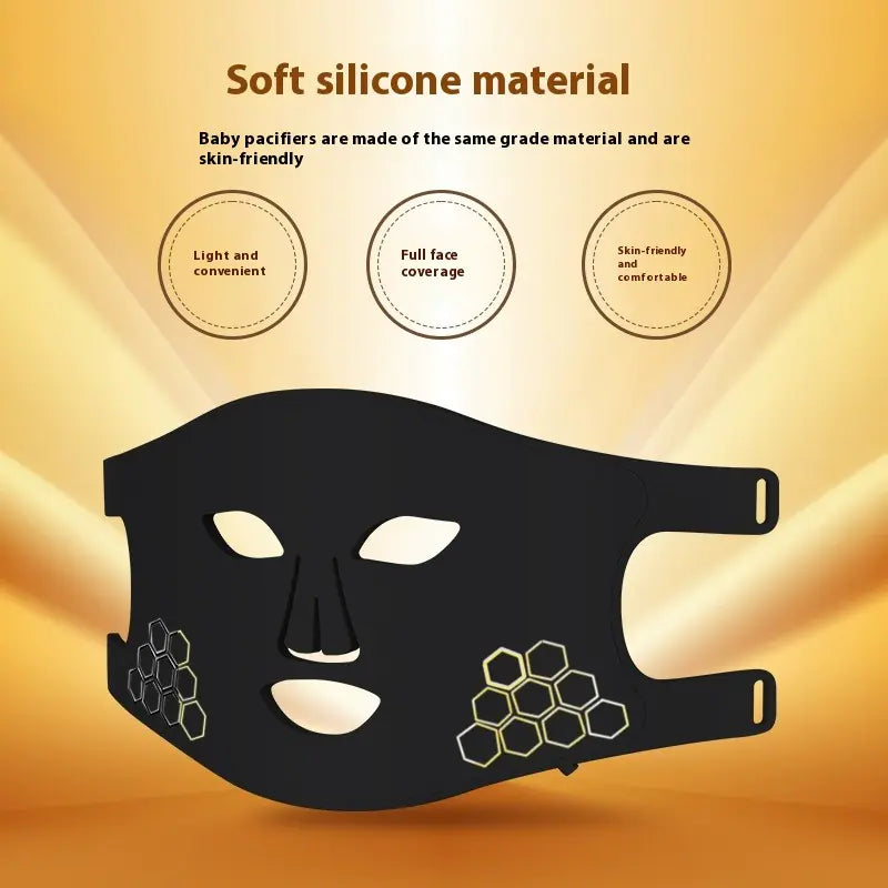 New Silicone LED Photon Therapy Face Mask