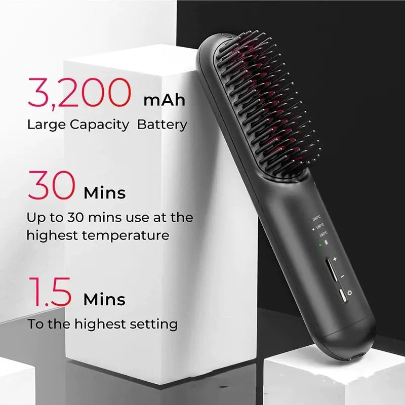 New 2025 Mini Wireless Hair Straightener