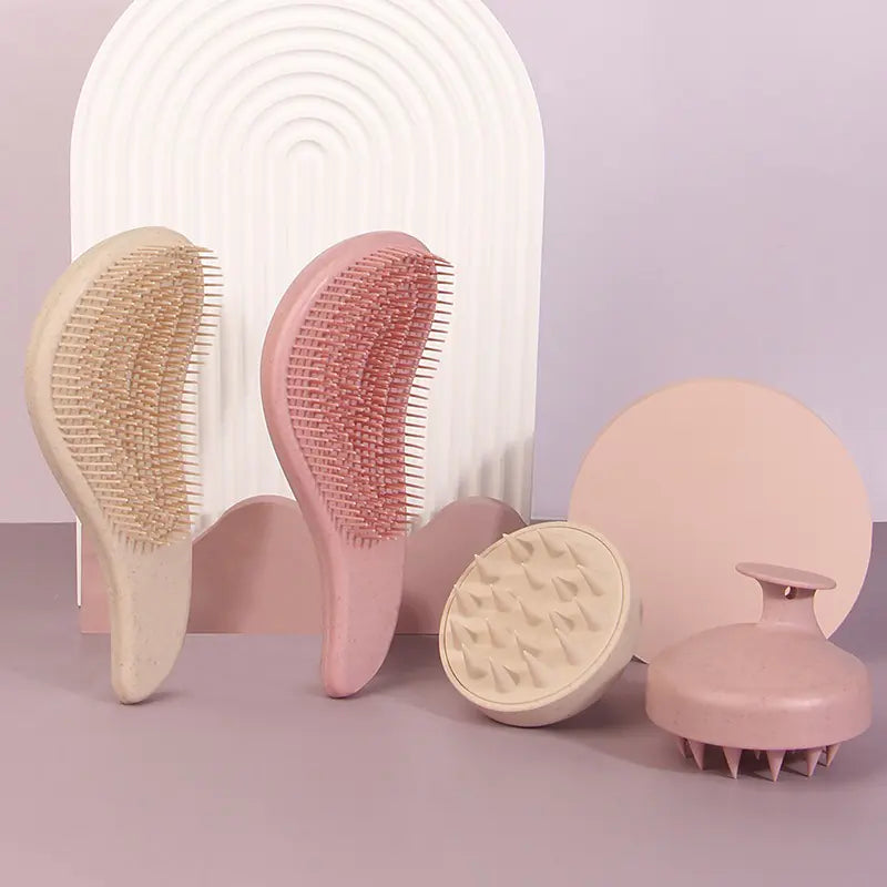 Most selling 2025 Wheat Straw Handle Comb Set
