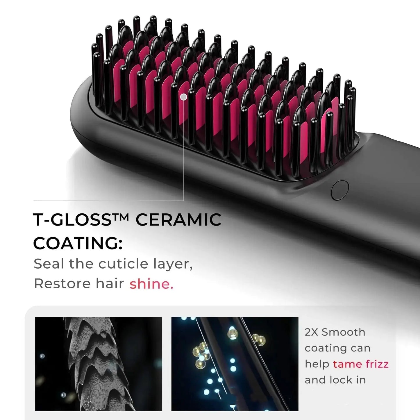 New 2025 Mini Wireless Hair Straightener
