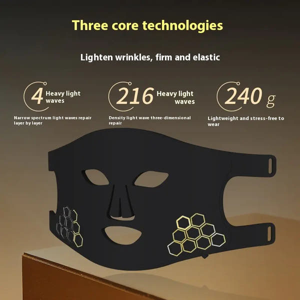 New Silicone LED Photon Therapy Face Mask