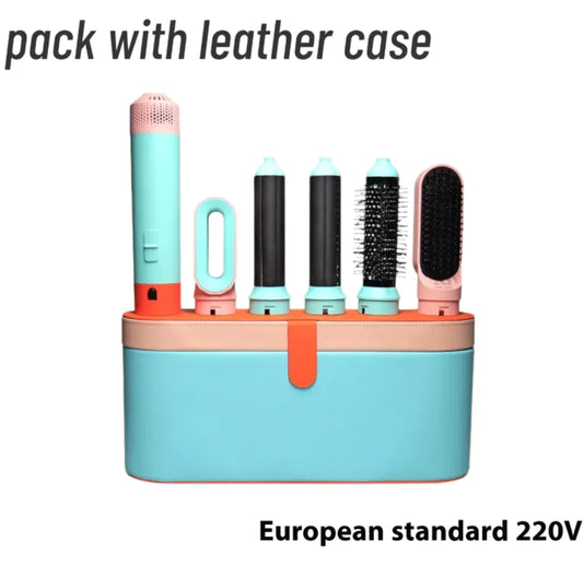 Tarakme HQ Mixed Pro Complete Long Hair Styling Set – Multi Styler with Air-Wrap Curling & Straightening Technology | Salon Results at Home