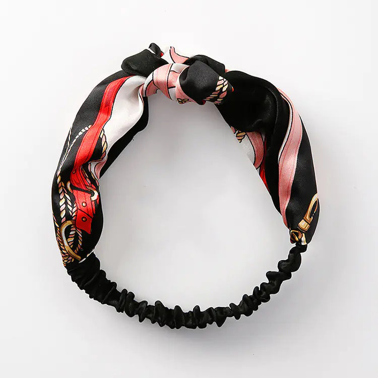 Retro Two-Tone Knotted Hair Band Korean Hair Accessory