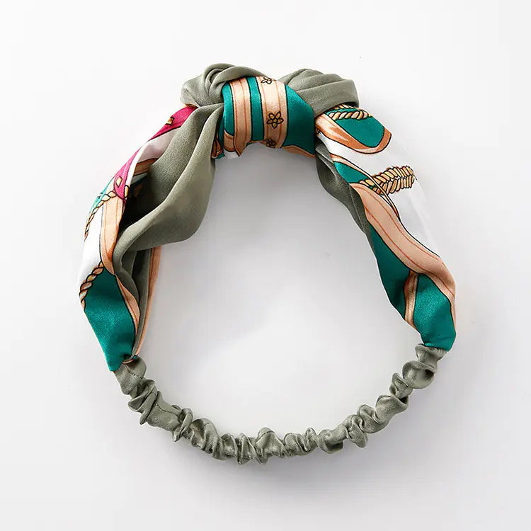 Retro Two-Tone Knotted Hair Band Korean Hair Accessory