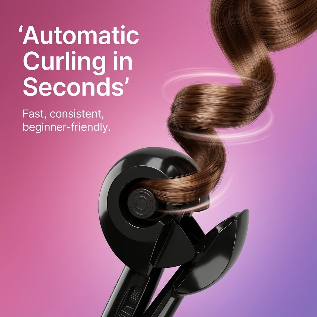 Tarakme PearlCurl™ Ceramic Automatic Curler