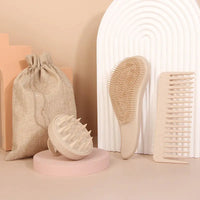 Most selling 2025 Wheat Straw Handle Comb Set