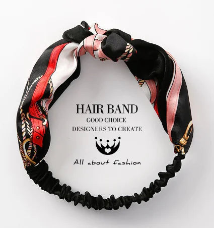 Retro Two-Tone Knotted Hair Band Korean Hair Accessory