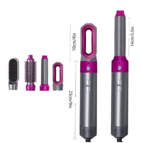 AirStyler 5-in-1 Hair Dryer & Curling Brush Set – Dry, Curl, Straighten, Volumize & Shine with One Powerful Tool!