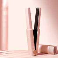 Tarakme Cordless Mini Ceramic Hair Straightener & Curler — 2-in-1 Smart Styling for Effortless Beauty