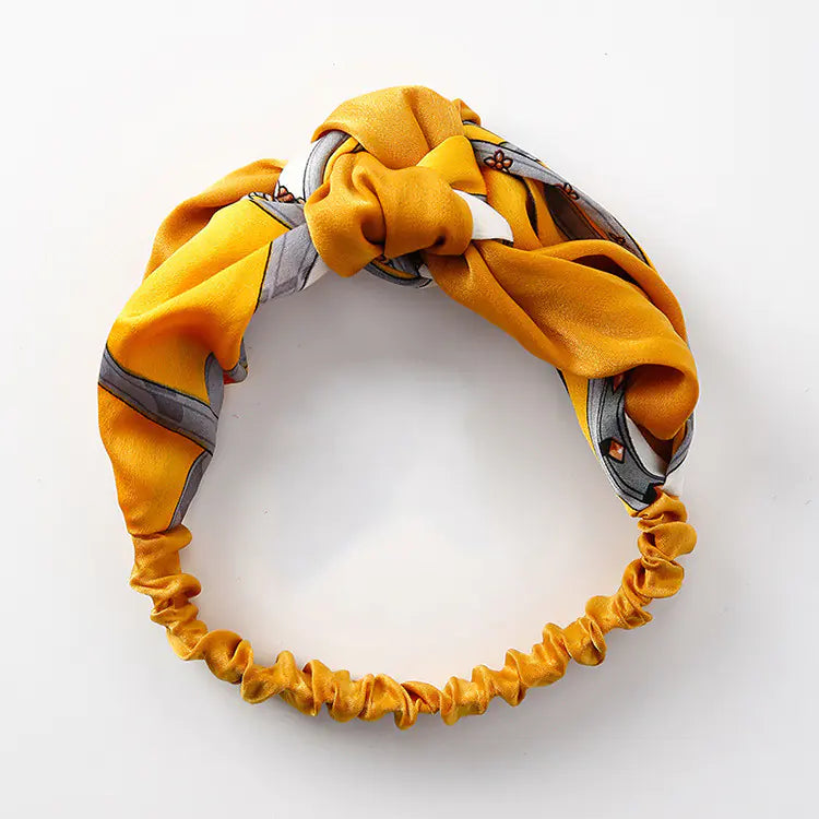 Retro Two-Tone Knotted Hair Band Korean Hair Accessory