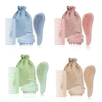 Most selling 2025 Wheat Straw Handle Comb Set